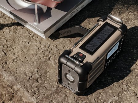 Sangean MMR-99 AM/FM - uten DAB Desert Tan AM/FM-RDS/Bt/AUX/ Hand Crank Radio