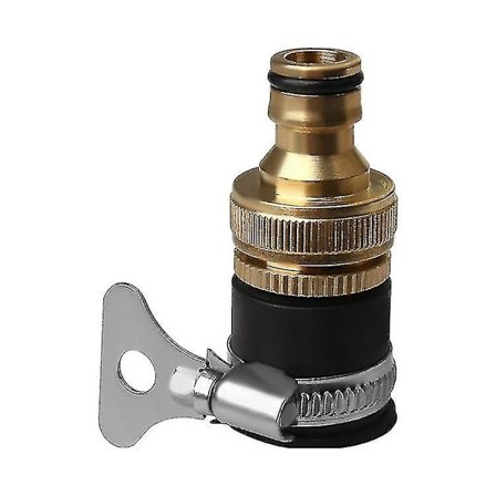 -rund Kran Kobling 1/2'' Til 3/4'' Diameter Messing Slangekoblinger Universal Hageslange Kranadapter