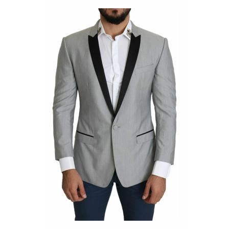 Dolce & Gabbana Single Breasted Sartoria Blazer Grå, Herre Jakkesæt Blazer