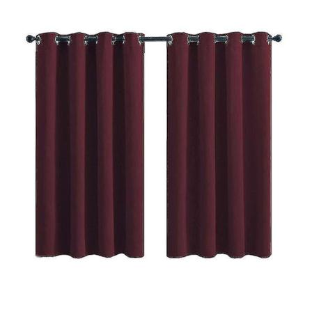 Blackout Red Verhot 2 Paneelia Silmukoilla Olohuoneeseen (Koko: L34*54in)