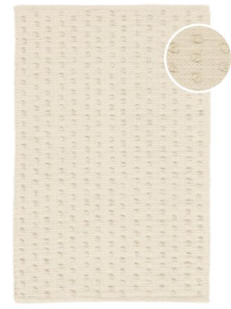 Tapis De Cuisine Bumblin 80X120 Coton Blanc Naturel