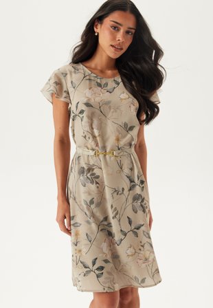 Ida Sjöstedt - Nadia Dress - Champagne Meadow - Kläder - - Bubbleroom