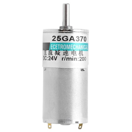 DC Gear Motor Mikro Lav Hastighed CW CCW Permanent Magnet Sport Kontrol 24V XD?25GA370 200rpm/min