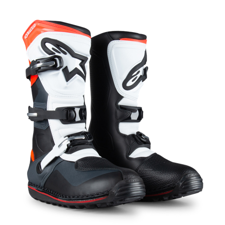 Botas de Trial Alpinestars Tech T Negro/Gris/Flúor/Rojo 38