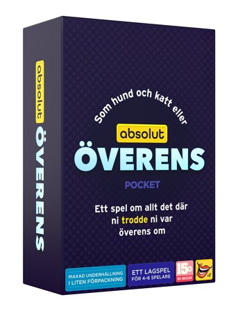 ALF Toys and Games | Absolut Överens Pocket | SWEDISH