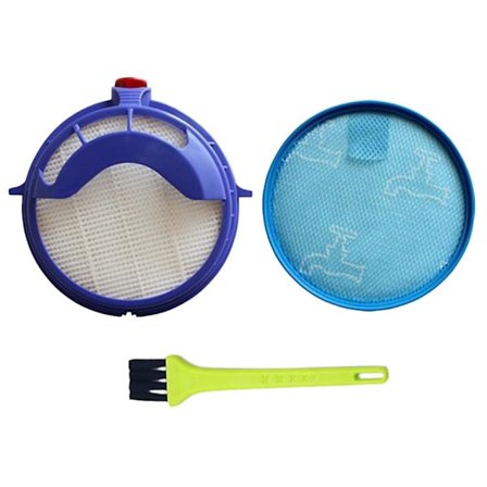 Tvättbart förfilter efter Hepa-filter motorersättning kompatibel för Dc25 Dc25i dammsugare Acc