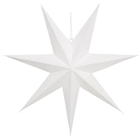 Julestjerne - Hvit, Ø 75 cm