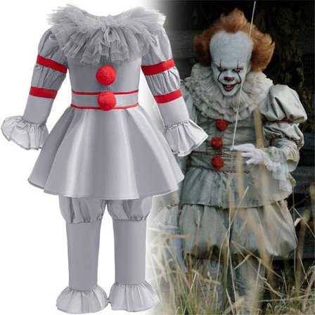 Lasten Halloween-juhlat - Stephen Kingin "Se" Pennywise Klovni Cosplay Puku