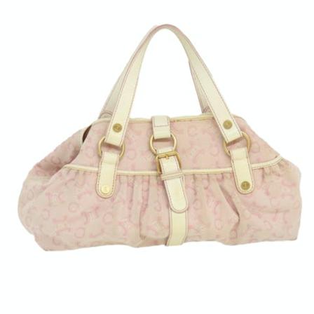 Celine Vintage, Pre -owned Leather Handbag Roze, Dames, Maat:ONE Size,leer