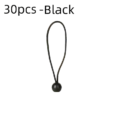 30/50 kpl kestäviä benji-naruvöitä UV-suojatuilla palloilla - huippulaatuinen kiinnityssarja sopii katoksiin, telttoihin, [DB]