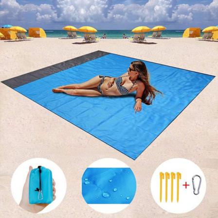 Utomhusvikbar Strandmatta Camping Fukt Picknickmatta Pink L