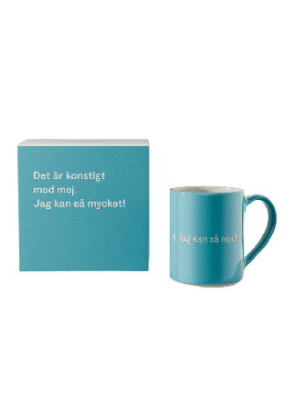 Design House Stockholm Mugg Det är konstigt med mig x Astrid Lindgren Kök & matlagning #74CCC7 ONESIZE