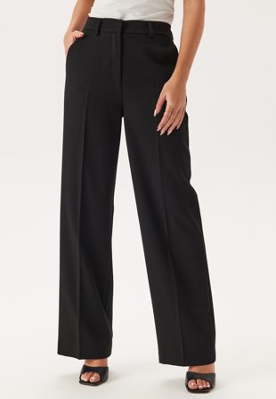 Happy Holly - Straight Suit Pants - Kläder - - Bubbleroom