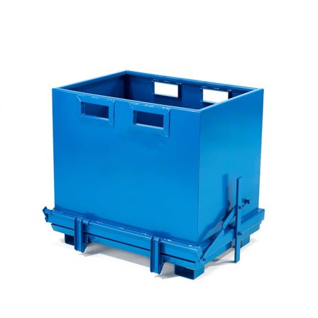 Container AMASS mit Klappboden, 700 l, blau