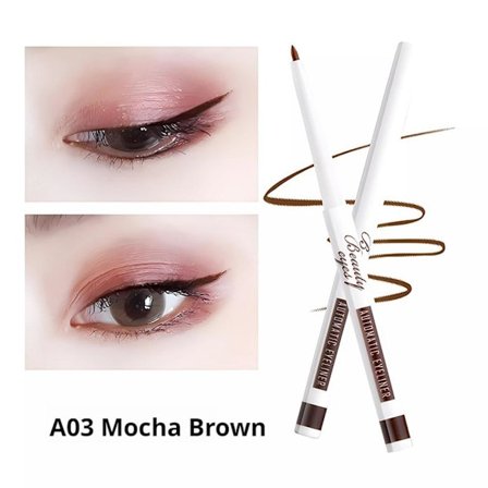 Silkeslen Eyeliner Penna Långvarig Eyeliner Gel Penna Vattentät Och Svettsäker Eyeliner För Nybörjare