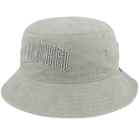 Herschel - Groen bucket Hoed - Norman Faculty Hat Abbey Stone Wash Bucket @ Hatstore