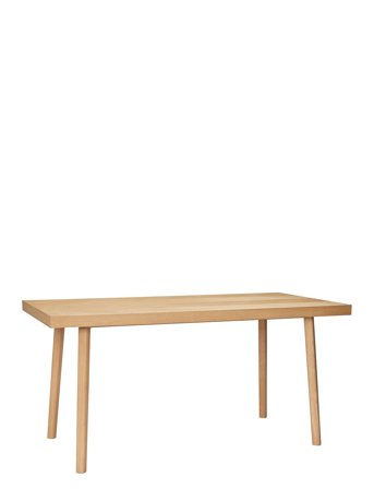 Hübsch Herringbone Dining Table Small Natural - Beige - ONE SIZE