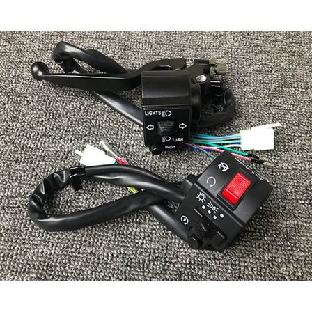 E0054 Motorcykel GS 125 Styrkontakt Assy Samling Venstre Højre Til Suzuki GS125 GN125 GS GN 125 Koblingshåndtag Bage Kontakter