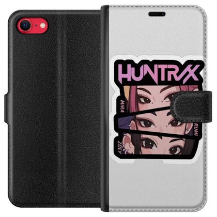 Kompatibel Tegnebogsetui til Apple iPhone SE (2020) K-pop-inspireret futuristisk pigegruppe i neonlys og kosmisk sci-fi scene