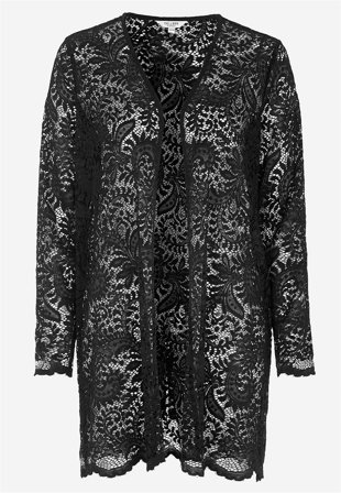 Cellbes of Sweden - Spetstopp med cardigandesign - svart - för damer - 38/40