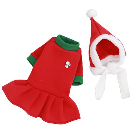 Jule Hunde Semesterdragt Nytår Jul Kæledyrstøj til hund