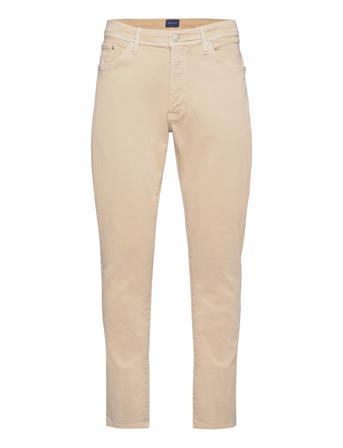 D1. Maxen Active-Recover Col Jeans Slim Jeans Beige GANT