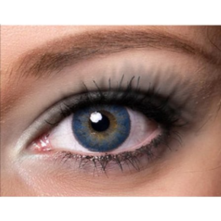 Karibisk blå-Linser för både mörka och ljusa ögon, med linsetui