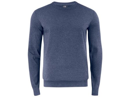 CUTTER & BUCK Tröja Oakville blåmelange 4XL - Lyreco - Yrkeskläder - Uniform - Stickat