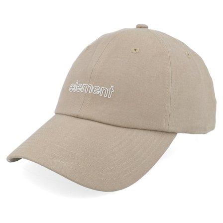 Element - Béžová unconstructed Kšiltovka - Kids Fluky 90s Cap Aluminum Dad Cap @ Hatstore