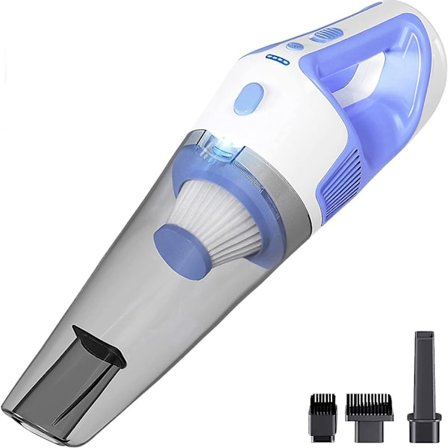 Handhållen dammsugare sladdlös - Stark sugkraft [9000pa] - Laddningsbar handhållen dammsugare, bärbar minihanddammsugare med stor smutsbehållare,