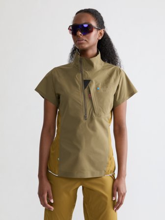 Klättermusen Vidre Zip SS Jakke Dame - Olive - XS