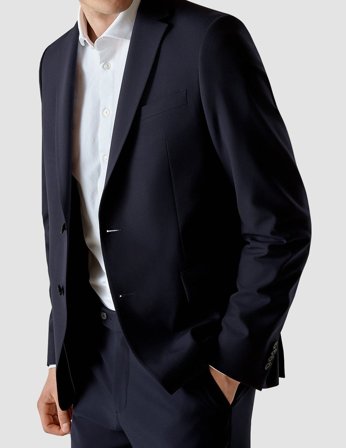 Shaping New Tomorrow - Essential Blazer - Midnight Blue - Slim Fit - Herre - Størrelse XXL