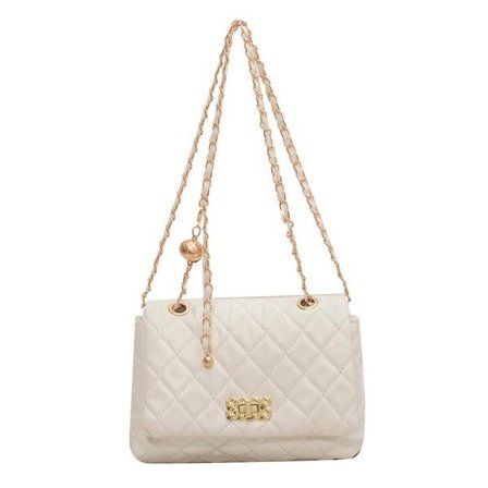 Dam Axelväska Mode Clutch Handväska Quiltad Designer Crossbody Väska med Kedjerem