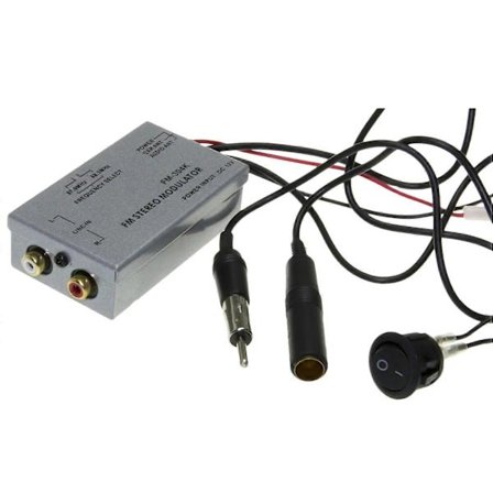 Universal FM-modulator Stereo MP3 Bilantennkabel Bilradio Cinch Aux Adapter