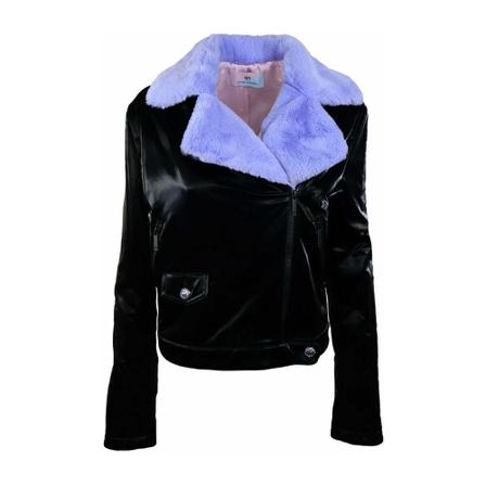 Chiara Ferragni Collection Faux Fur & Shearling Jakke Sort, Dame