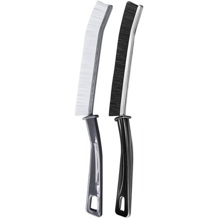 Kylpyhuoneen rakojen puhdistusharja, pienet ikkunaluukkujen urat Ura-ura puhdistusharja, yksityiskohtainen puhdistusharja (sekoitettu (2 kpl))