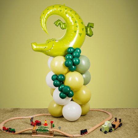 Ballongsett Krokodille