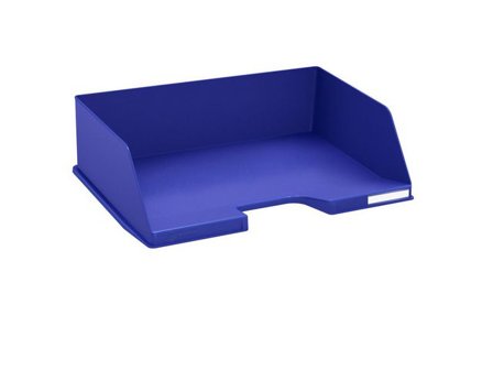 EXACOMPTA Brevkorg Maxi Combo2 öppen långsida blå - Lyreco - Kontorsmaterial - Till skrivbordet - Brevkorgar