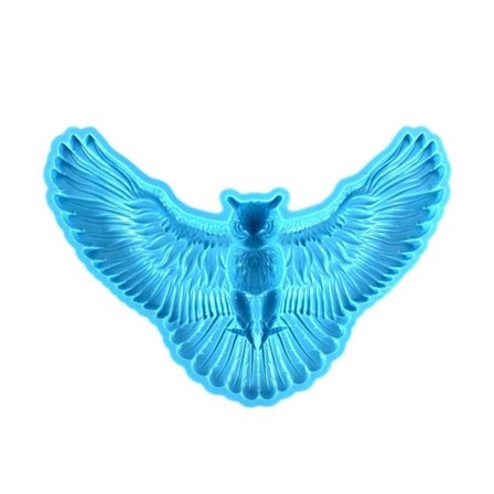 Vingar Form Uggla Vägghängande Form BLÅ