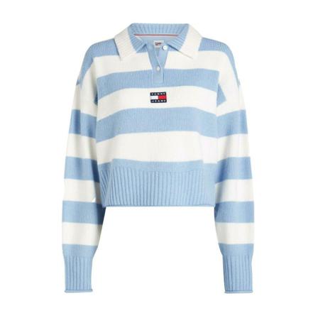 Tommy Hilfiger Round-neck Knitwear , Wit , Dames , Maat: L Truis