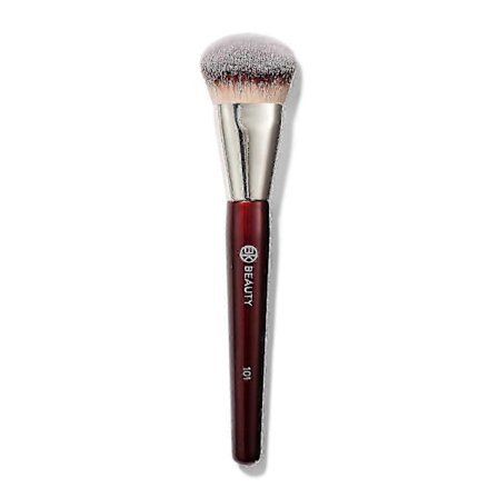 BK BEAUTY BRUSHES - 101 KONTOURERET FOUNDATION BØRSTE - Kontureret Foundation Børste - Foundation Makeup Børster - Ansigtsbørste Til Flydende Eller 
