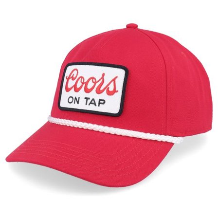 American Needle - Röd adjustable Keps - Coors Roscoe Red A-Frame Adjustable @ Hatstore
