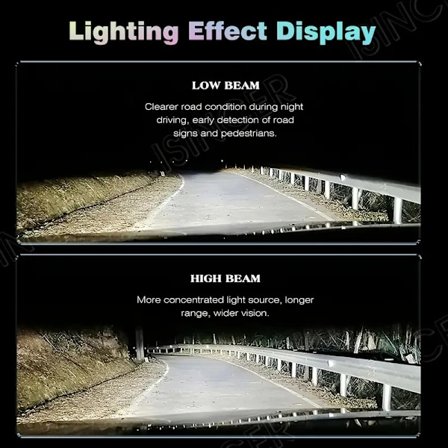 2 st Bil LED-strålkastare C1 26000lm 80W COB-chip 3000k/4300k/6000k/8000k lime h4 h7 h1 LED-strålkastare 9005 h7 h11 LED-lampor