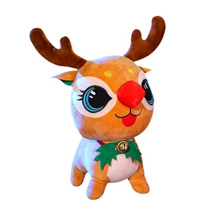 Jule plysjleker reinsdyr dukker barn gaver 24cm