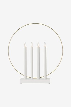 GLORY kerstkandelaar Wit - Koop Adventskandelaars bij Jotex