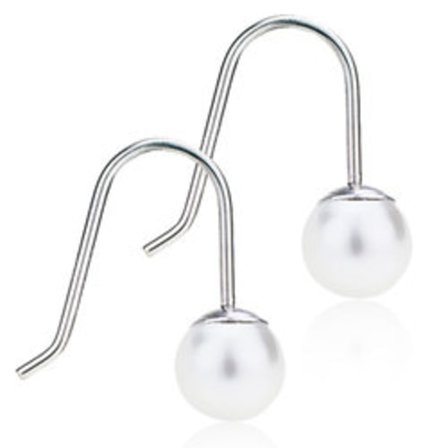 Blomdahl Örhängen Pendant pearl 6mm NT White