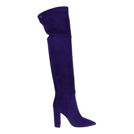 Gianvito Rossi, Suede Boot Niebieski, Kobieta, Rozmiar: 40 EU