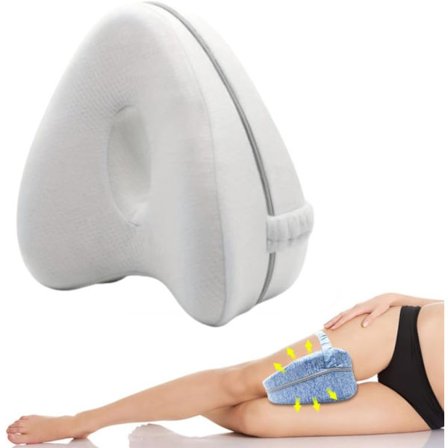 Ortopedisk knepute for sidesovere med minneskum, lindring av hofte- og leggsmerter [JUN]