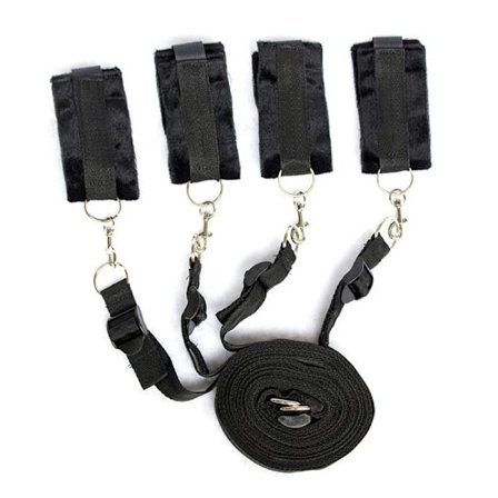 Sexleksaker för kvinnor och par, handbojor, Bdsm bondage-set under sängen, BDSM bondage-återhållningssystem, vuxen handleds- och fotledsmanschetter