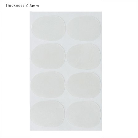 8 st/set Treble/Alto/Tenor Saxofon Klarinett Munstycke Plåster Pads Kuddar 0.3mm